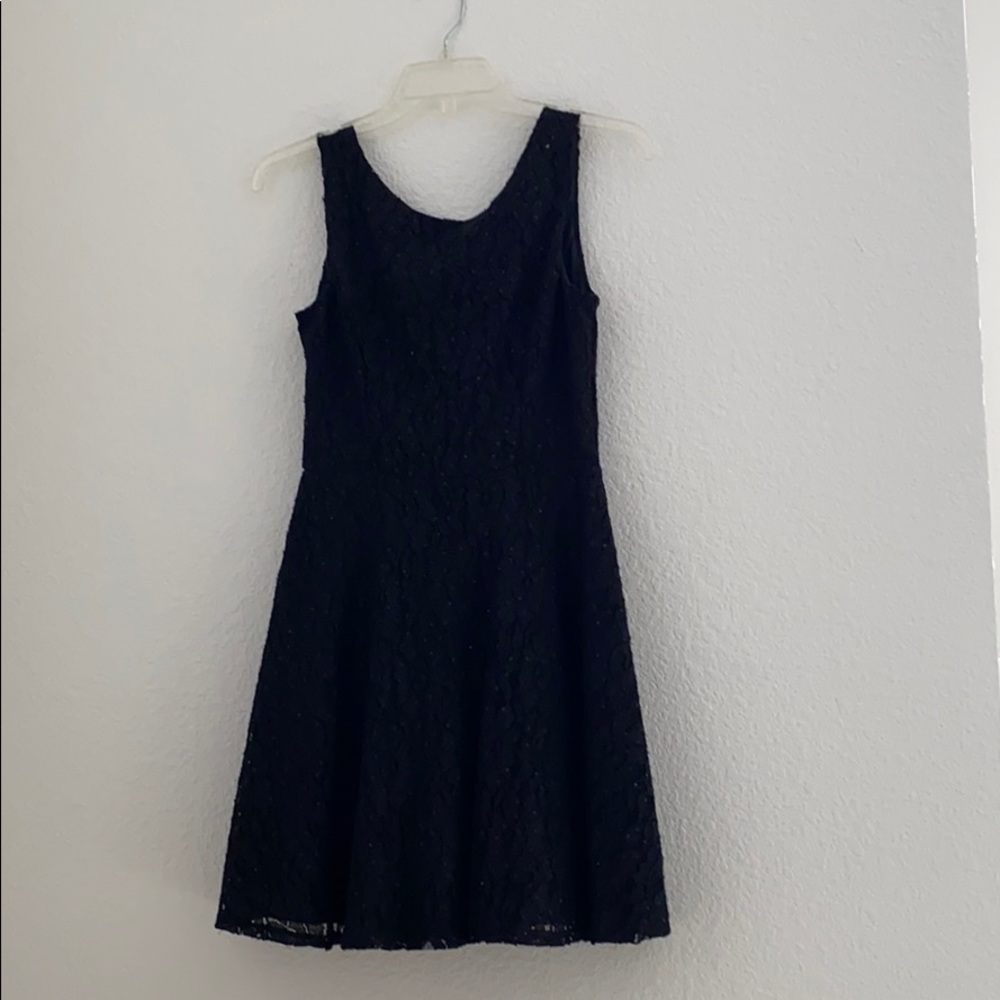 black sparkly dress